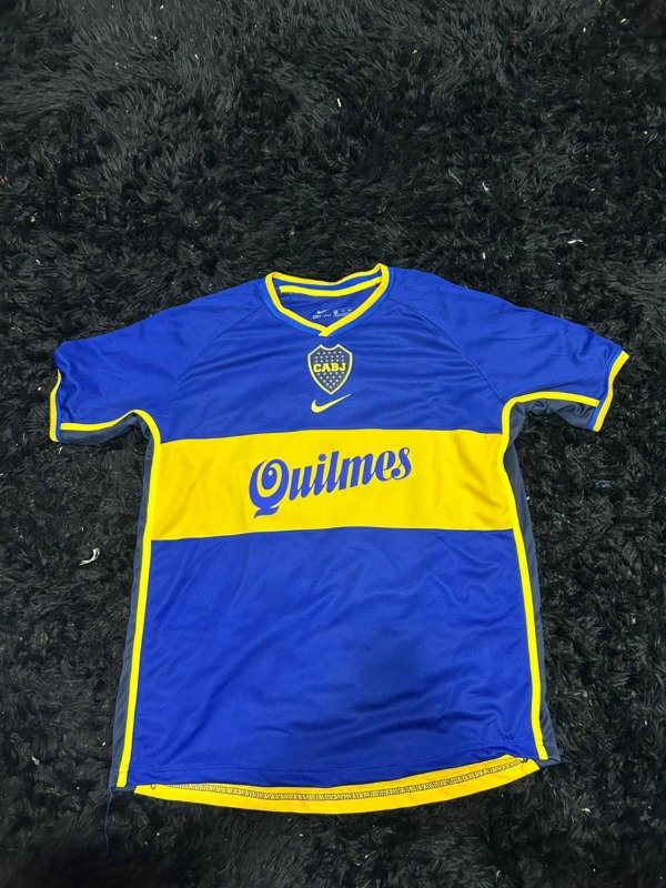 CAMISETA BOCA RETRO TITULAR 2001 PALERMO