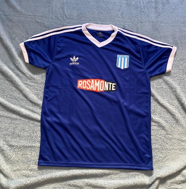 CAMISETA RACING RETRO AZUL ROSAMONTE